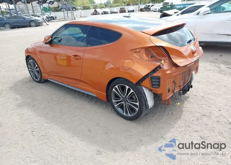2016 Hyundai Veloster Turbo from USA, damaged, VIN KMHTC6AE6GU301209